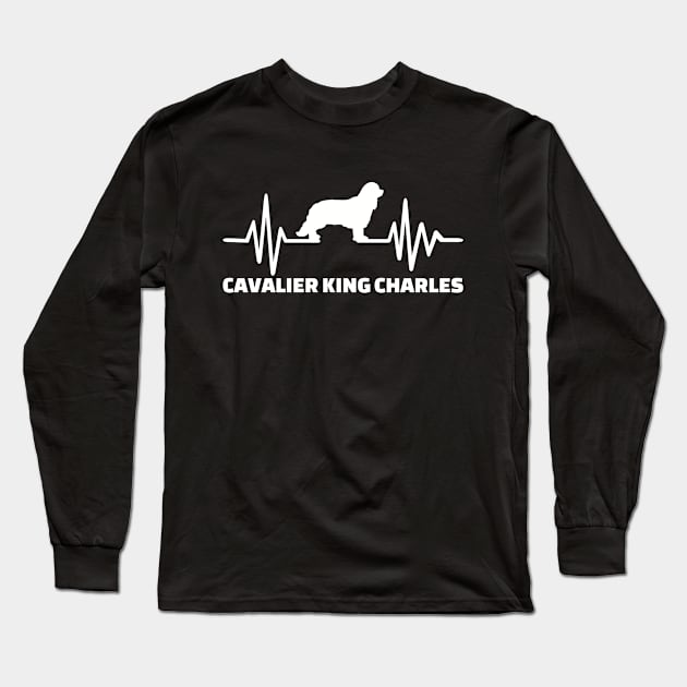 Cavalier King Charles frequency with name Long Sleeve T-Shirt by Designzz